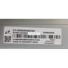 TIRA LED EDGE TV SAMSUNG UE43KU6400UXXC