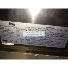 PUERTA COMPLETA MICROONDAS TEKA  MWE 26 BI INOX