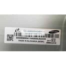 TIRAS LED BN96-40099A BN96-40100A SAMSUNG UE55MU6105KXXC