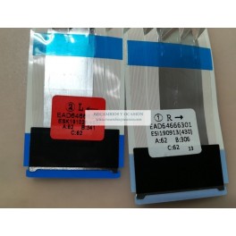 CABLES LVDS EAD64666301 EAD64666302 LG 43UM7500PLA